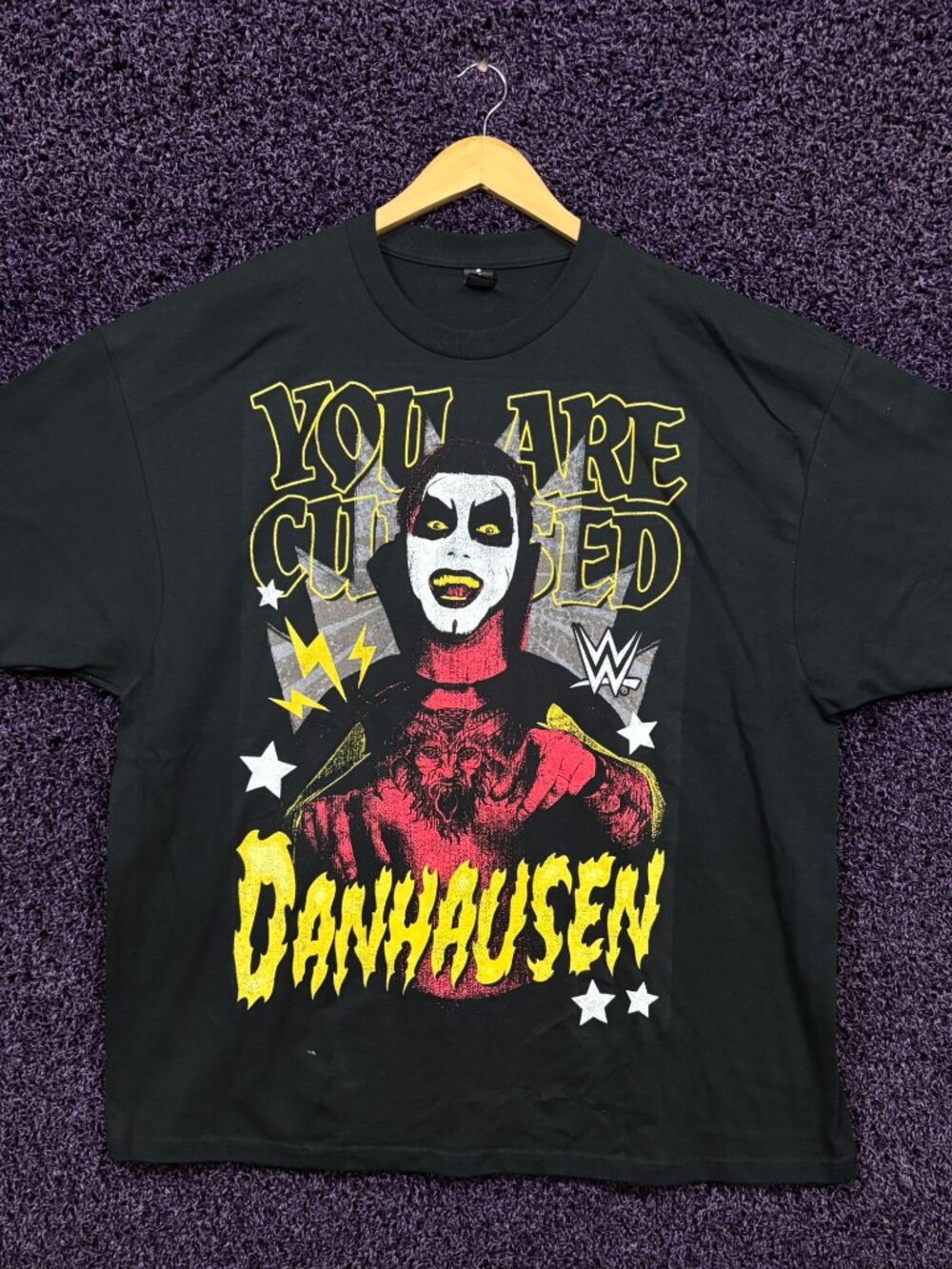 Danhausen Very Nice Very Evil You Are Cursed WWE T-Shirt 2XL